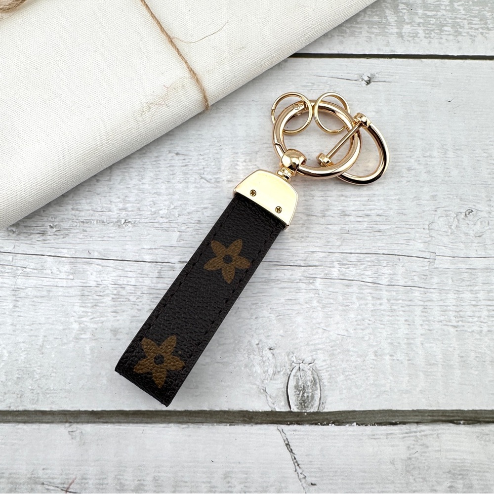 Upcycled keychain/bag charm.